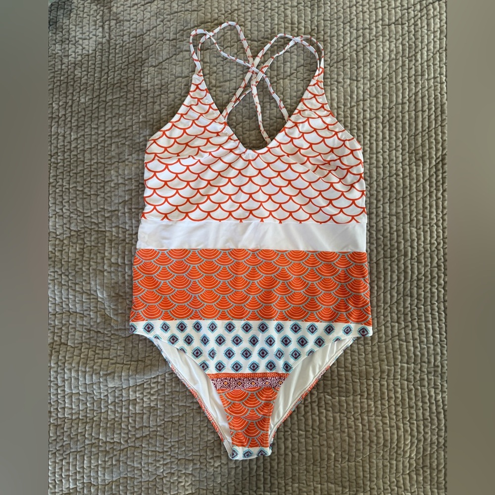 CUPSHE - one piece patterned suit - szXXL